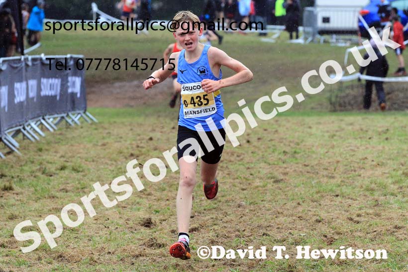 Boys Under-13s 2023 National Cross Country Relays, Berry Hill Park, Mansfield.  Photo: David T. Hewitson/Sports for All Pics